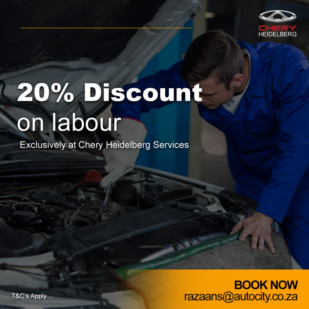 20% Discount on service labour image from AutoCity Group