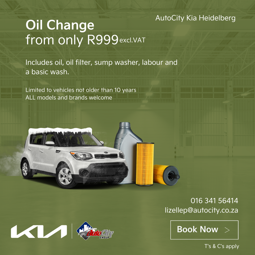 Oil Change from only R999 image from AutoCity Kia