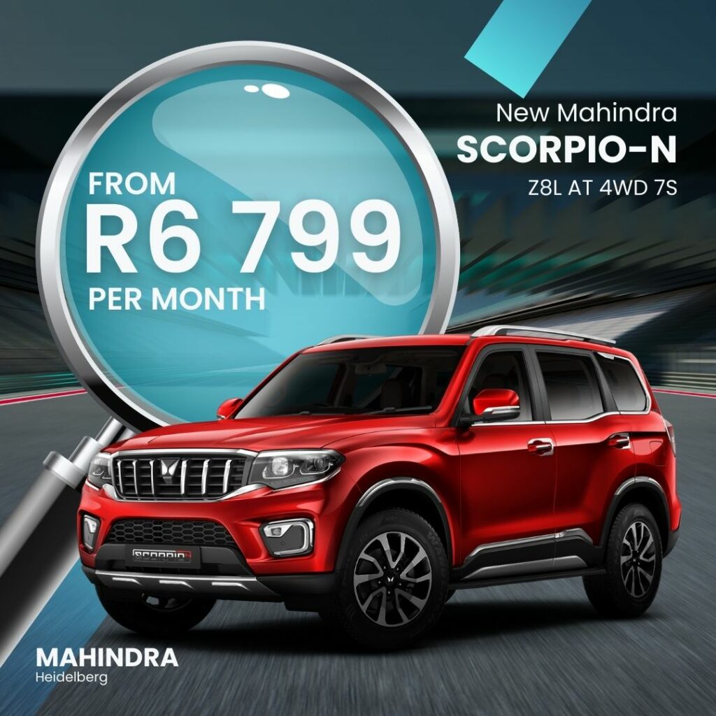 New Mahindra Scorpio-N – Emailer Special image from AutoCity Group