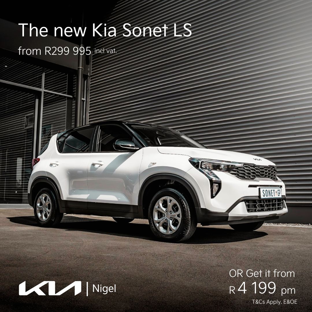 New Kia Sonet – at Kia Nigel image from AutoCity Kia