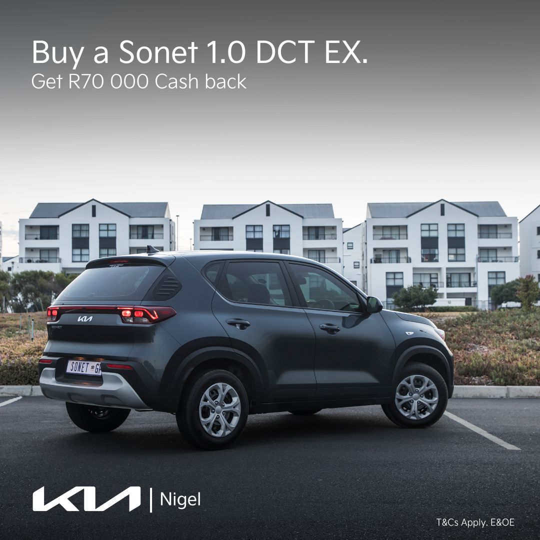 New Kia Sonet 1.0 EX DCT - at Kia Nigel Special Offer