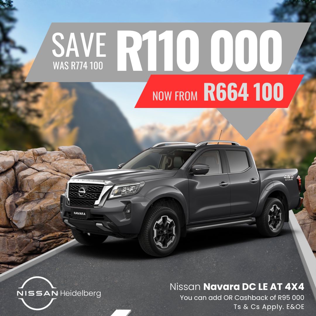 Nissan Navara DC LE AT 4X4 – Nissan Heidelberg image from AutoCity Nissan