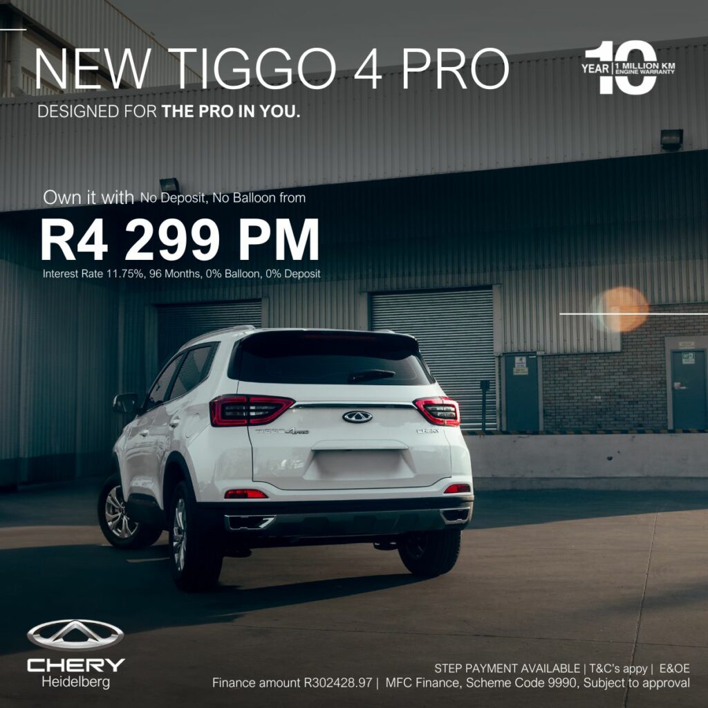 Chery Tiggo 4 Pro image from AutoCity Group