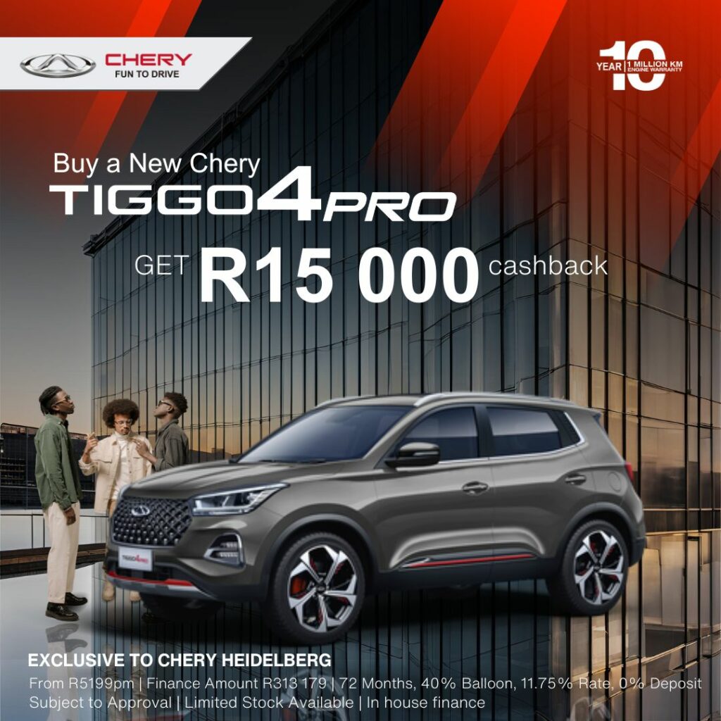 Chery Tiggo 4 Pro Cashback image from AutoCity Group