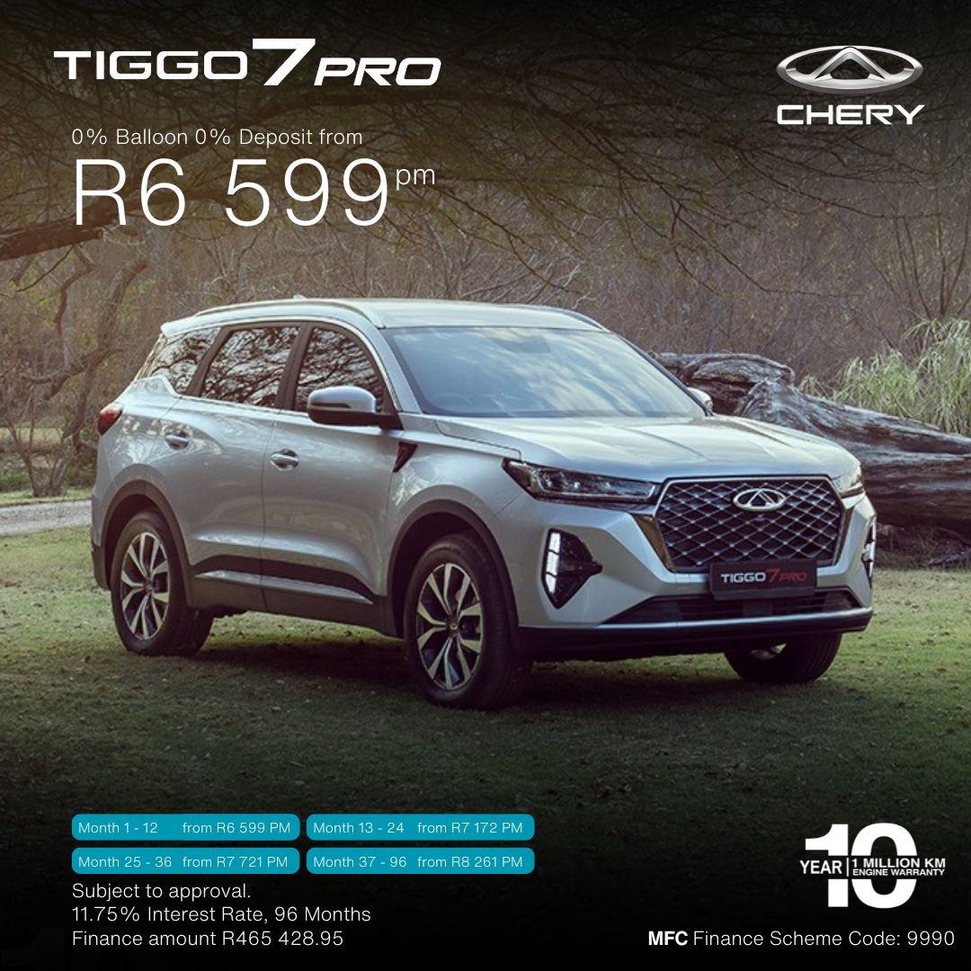 Chery Tiggo 7 Pro Special Offer