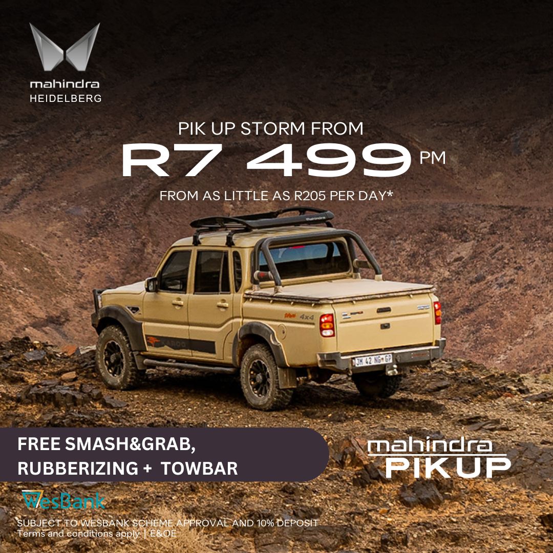 Mahindra Pik Up Storm Special Offer