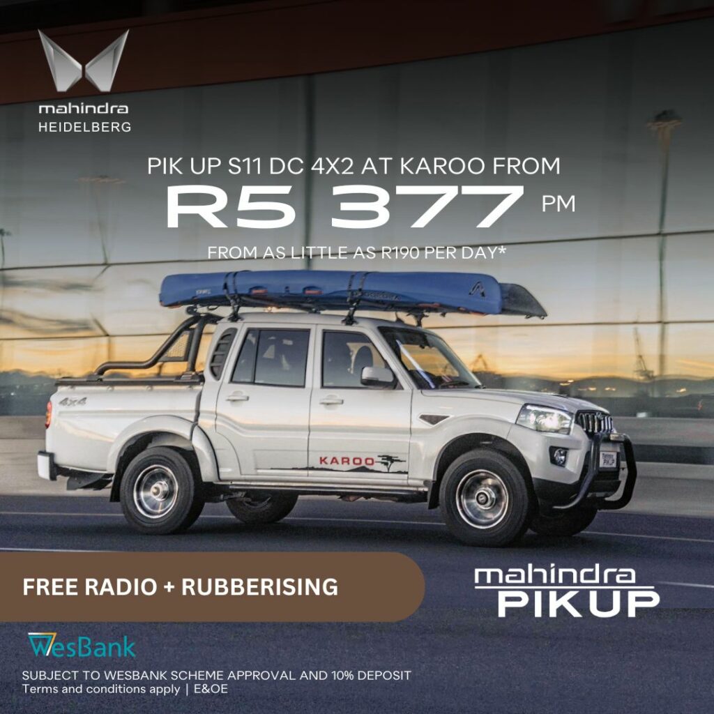 Mahindra Pik Up S11 DC AT KAROO image from AutoCity Group