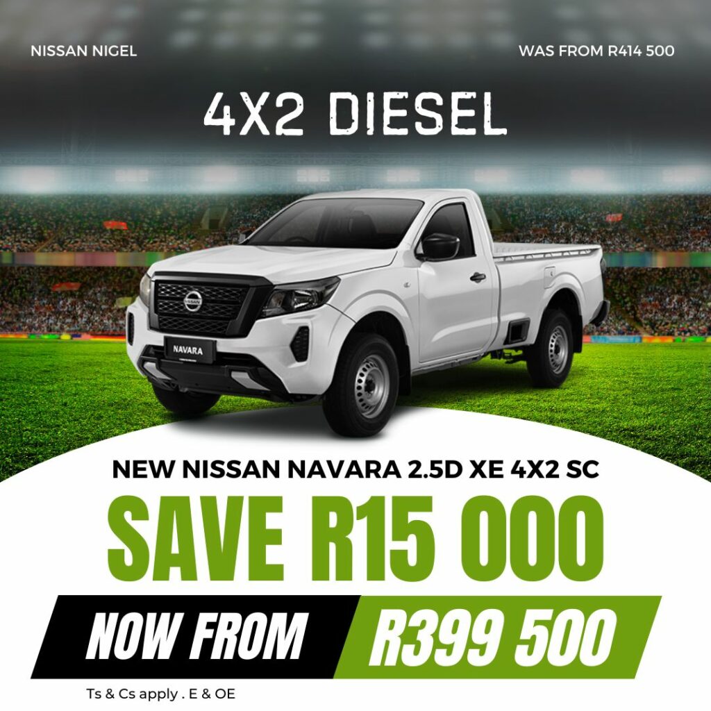 New Nissan Navara 2.5D XE 4×2 SC – Emailer image from 