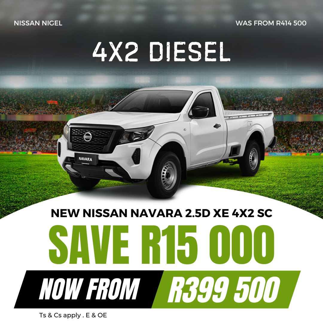 New Nissan Navara 2.5D XE 4×2 SC – Emailer image from AutoCity Nissan