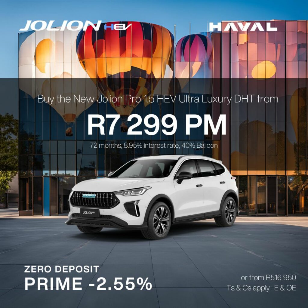 Haval Jolion Pro 1.5 HEV Ultra Luxury DHT image from AutoCity Group