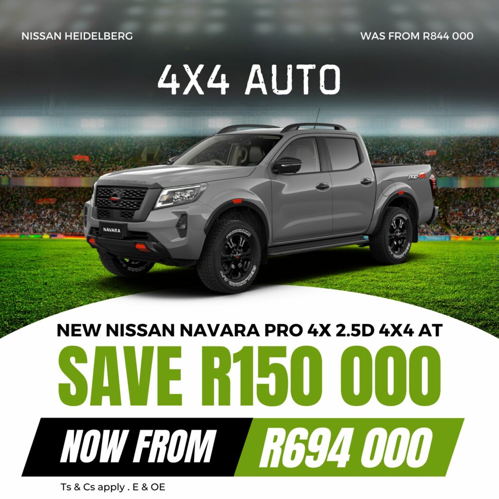 New Nissan Navara Pro 4x – Emailer image from AutoCity Group