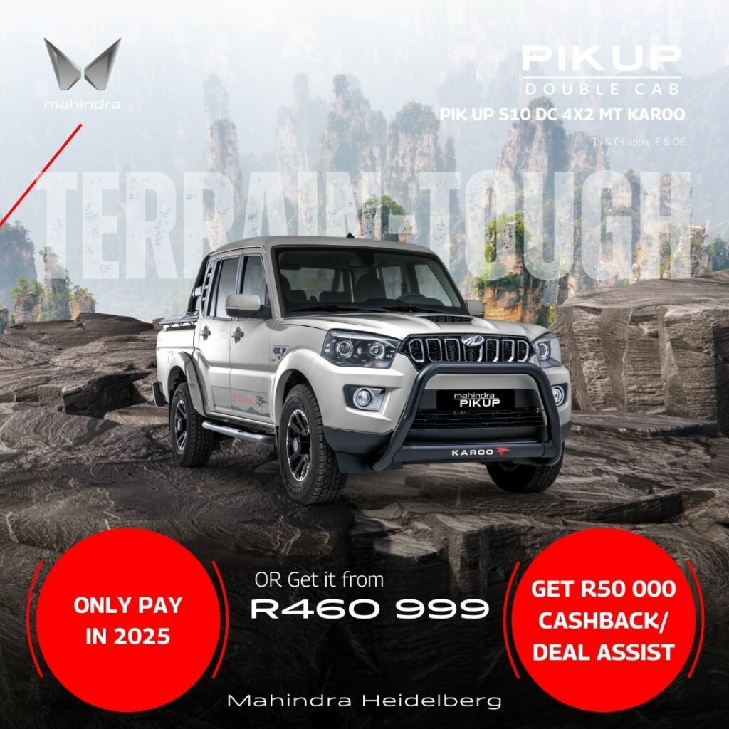 Mahindra Pik Up S10 4X2 MT Karoo image from AutoCity Group