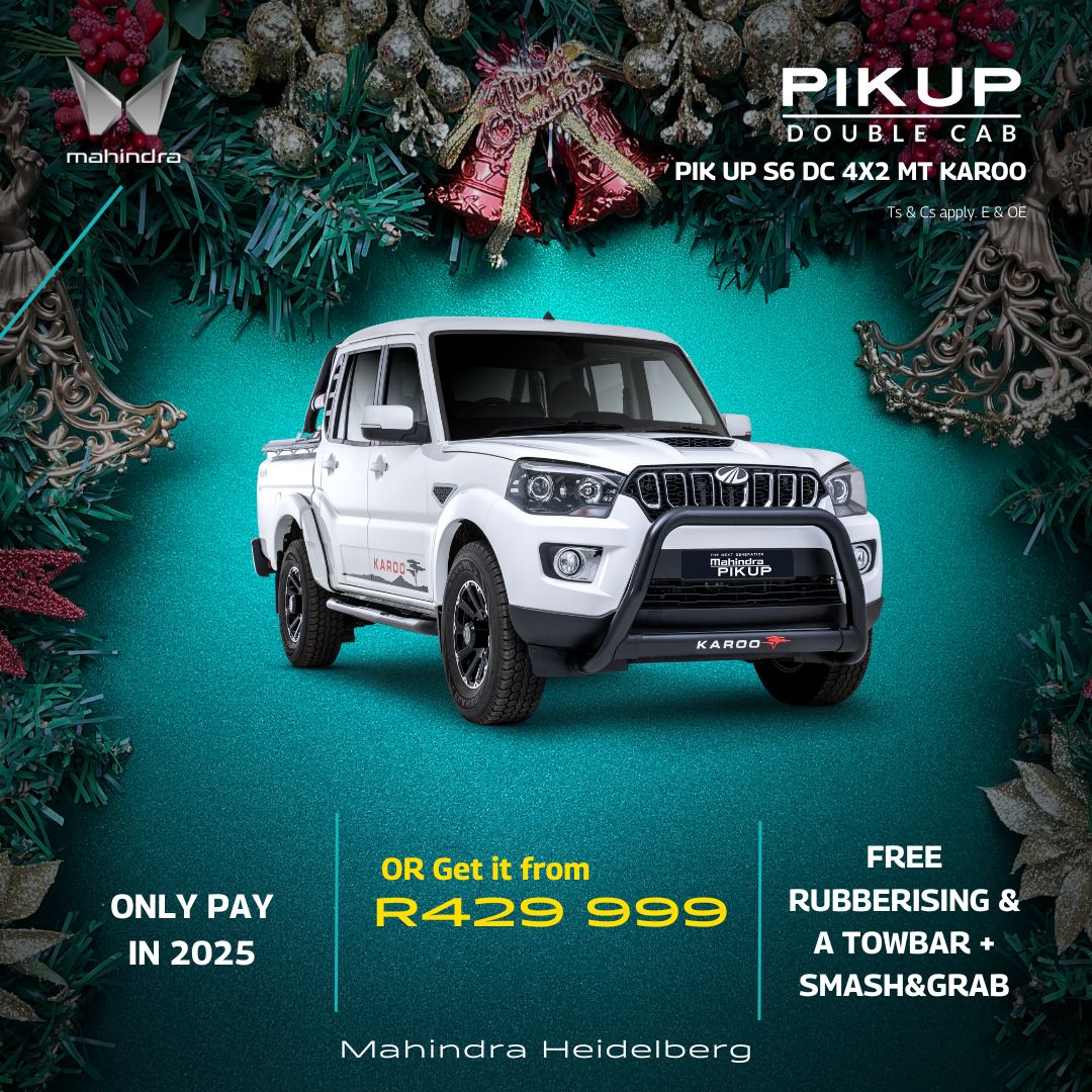 Mahindra Pik Up S6 DC 4X2 MT Karoo Special Offer