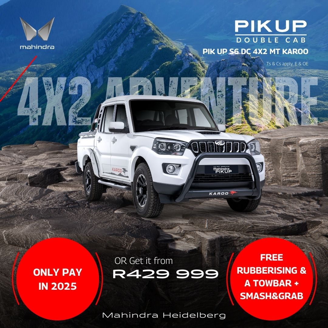 Mahindra Pik Up S6 DC 4X2 MT Karoo Special Offer