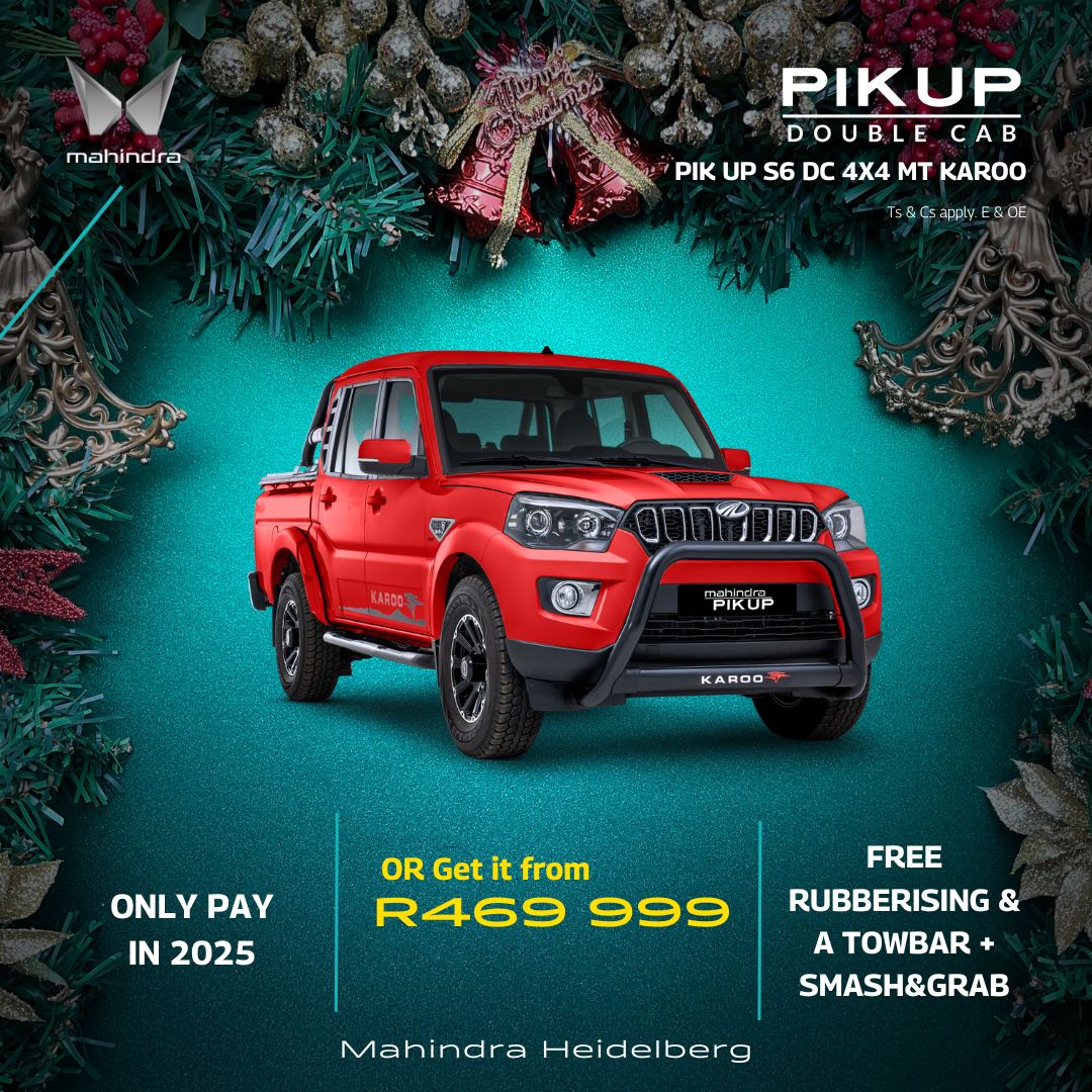 Mahindra Pik Up S6 DC 4X4 MT Karoo Special Offer