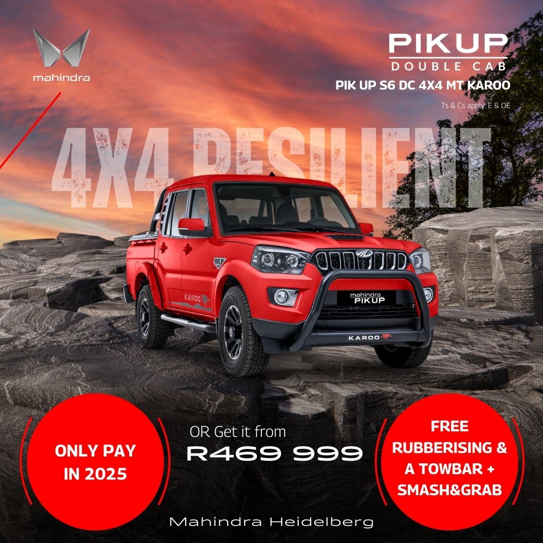 Mahindra Pik Up S6 DC 4X4 MT Karoo Special Offer