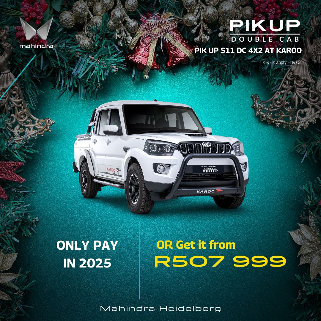 Mahindra Pik Up S11 4X2 DC AT Karoo Special Offer