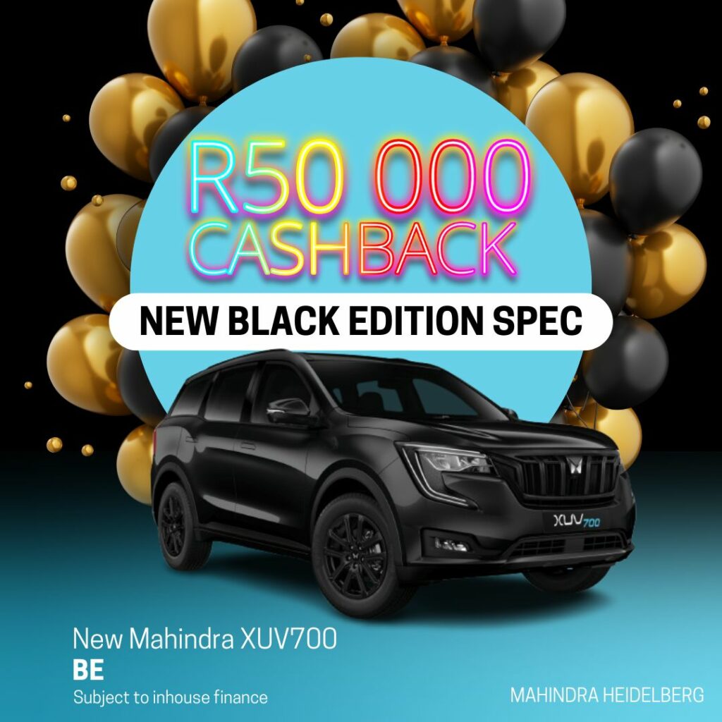 Mahindra XUV700 Black Edition – Emailer Special image from 