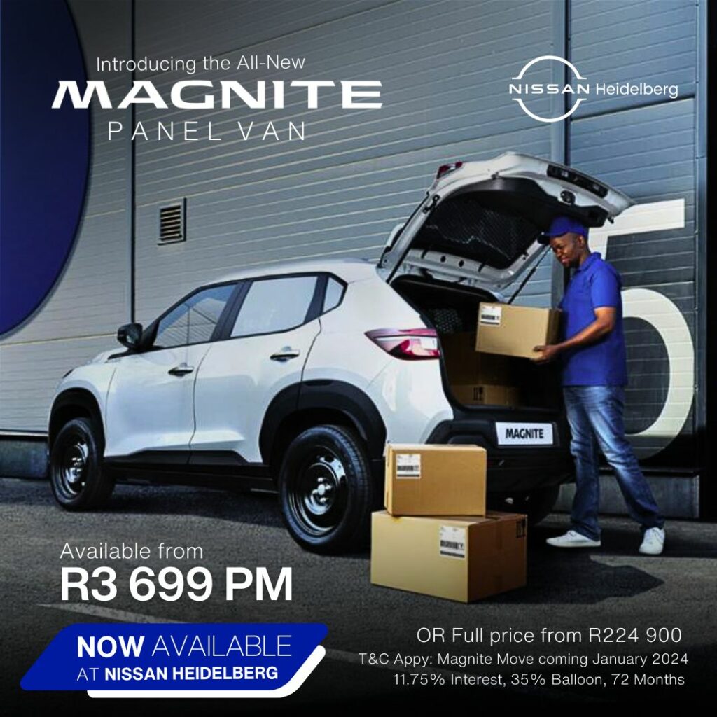 New Nissan Magnite Move Panel Van image from AutoCity Group