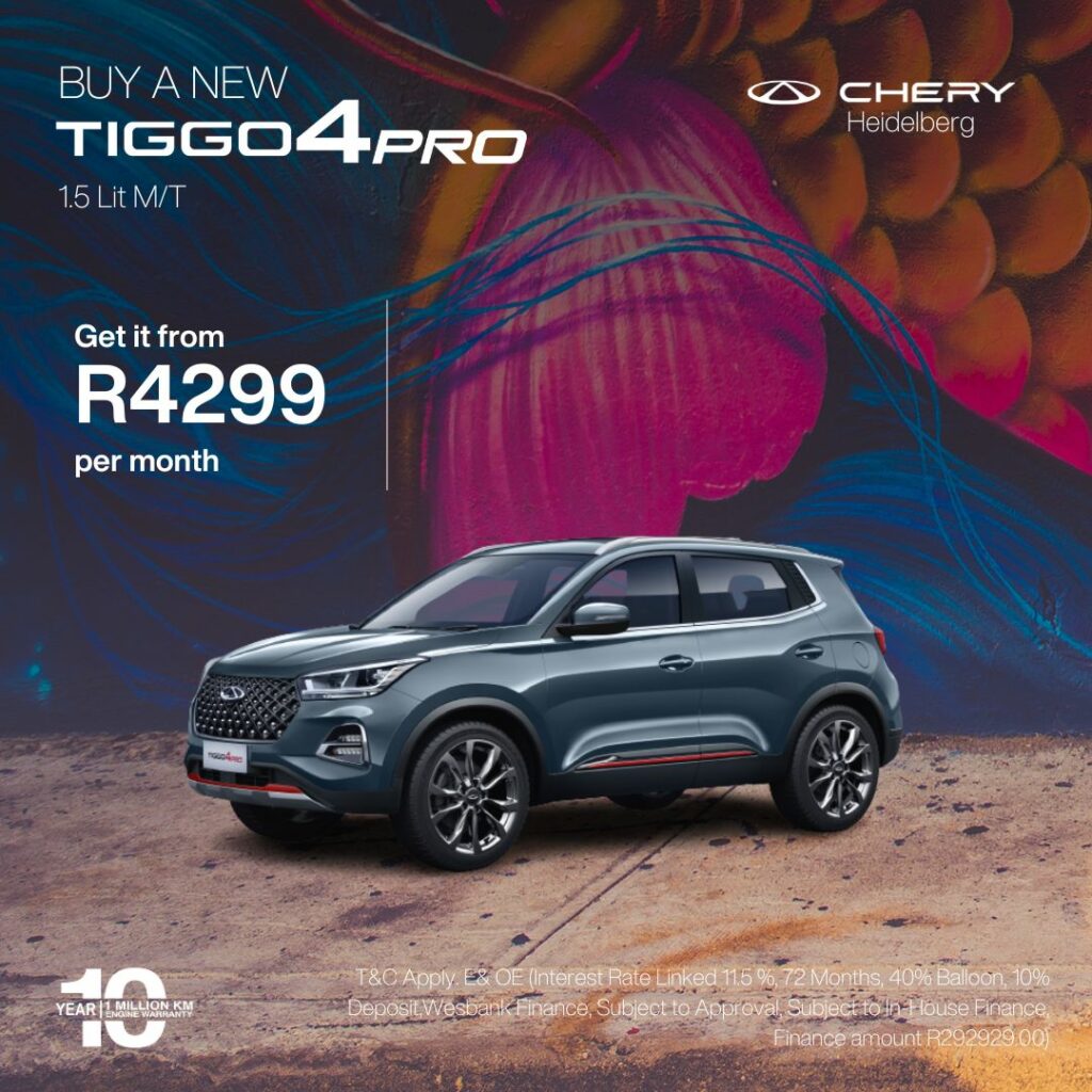 New Chery Tiggo 4 Pro image from AutoCity Group