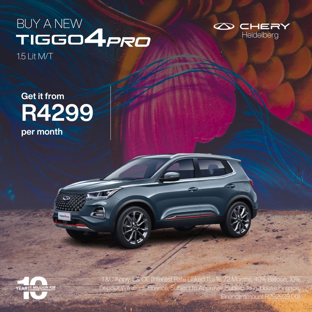 New Chery Tiggo 4 Pro image from AutoCity Chery