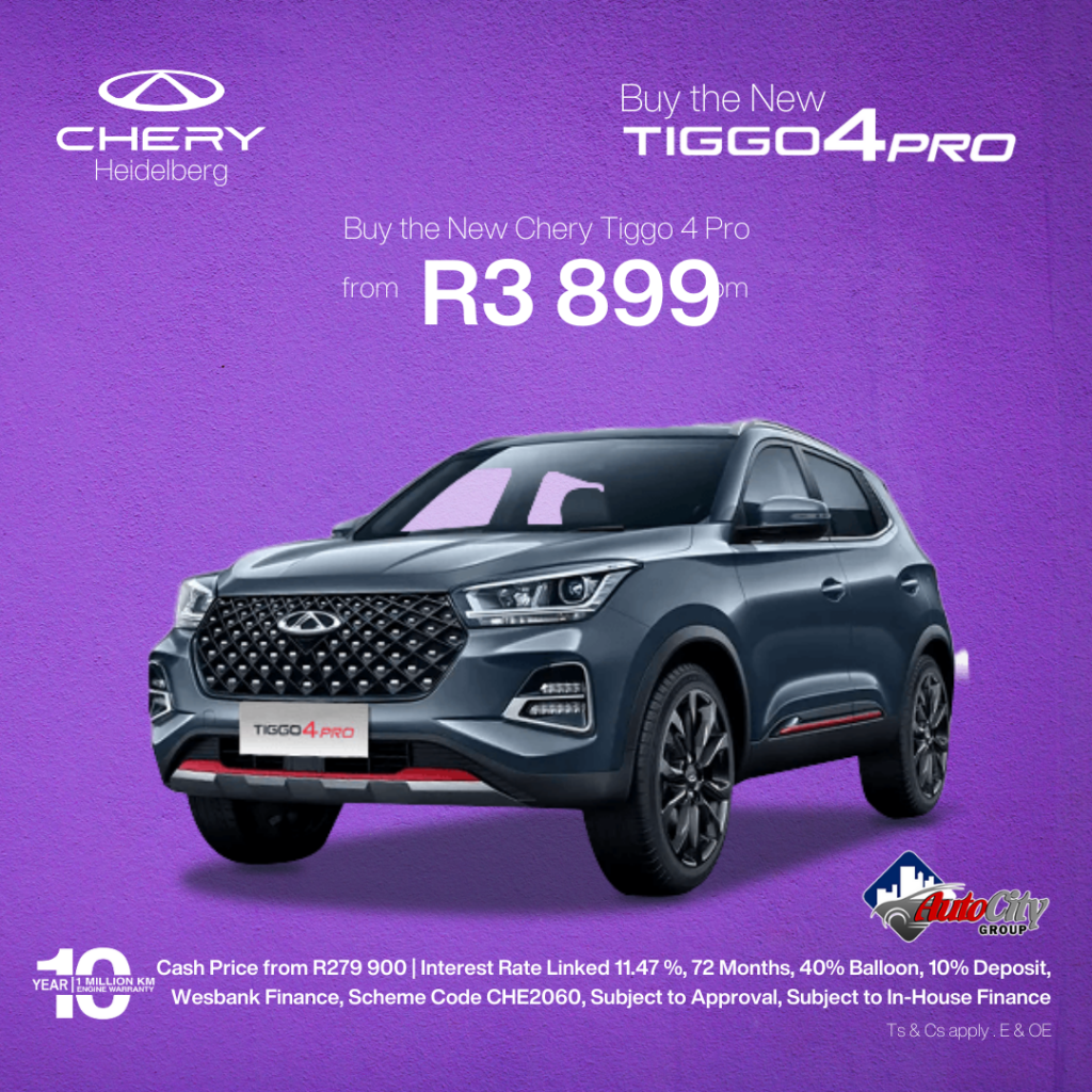 New Chery Tiggo 4 Pro image from AutoCity Group