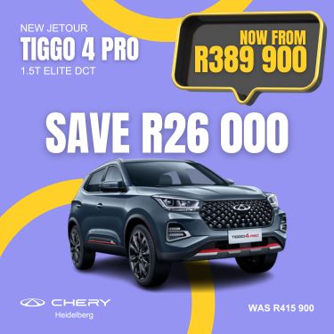 Chery Tiggo 4 Pro CVT – Emailer Special image from 