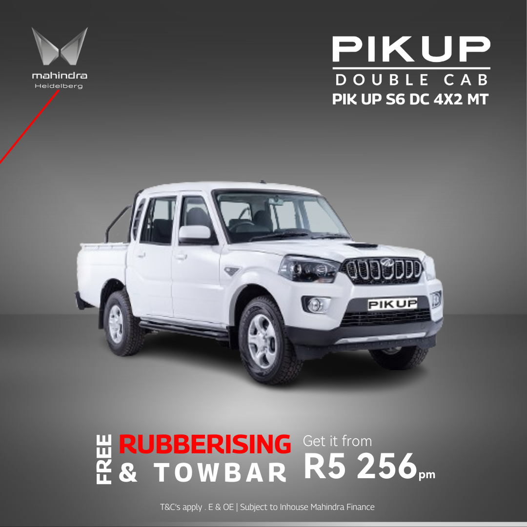 PIK UP S6 DC 4X2 MT image from AutoCity Mahindra