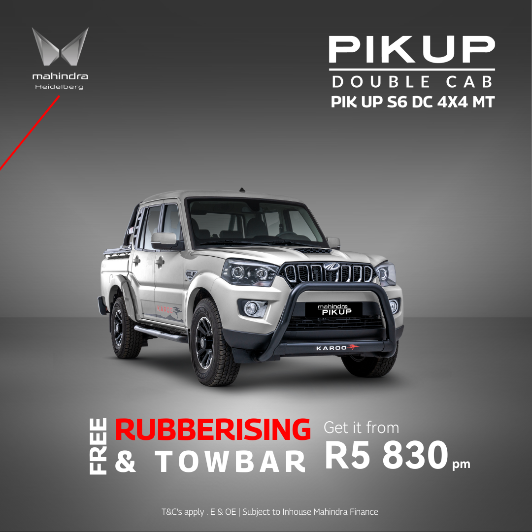 PIK UP S6 DC 4X4 MT image from AutoCity Mahindra